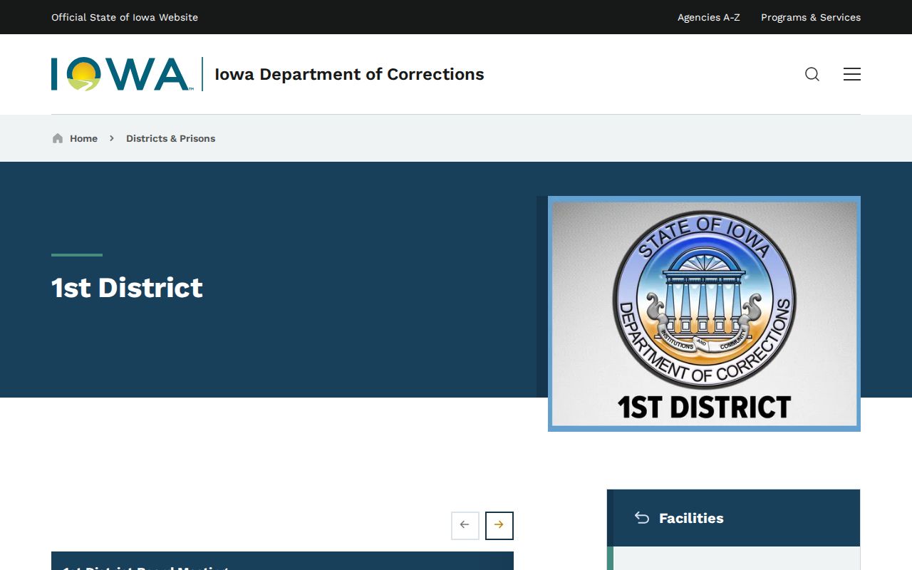 Black Hawk County criminal records probation and parole district