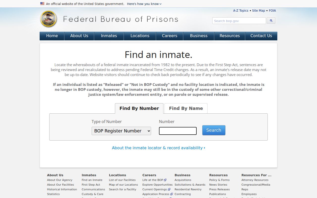 Waterloo criminal history federal custody locator source